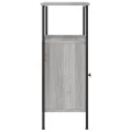 Table de chevet sonoma gris 41x31x80 cm bois d'ingénierie