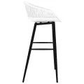 Chaises de bar lot de 2 blanc