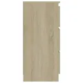 Buffet Chêne sonoma 60x35x76 cm Bois d'ingénierie