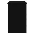 Bureau avec tiroirs Noir 102x50x76 cm Bois d'ingénierie