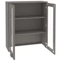Dessus de buffet HAMAR Gris clair 85x35x100 cm Bois de pin