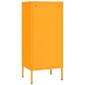 Armoire de rangement Jaune moutarde 42,5x35x101,5 cm Acier