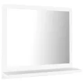 Miroir de salle de bain Blanc 40x10,5x37 cm Aggloméré