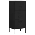 Armoire de rangement Noir 42,5x35x101,5 cm Acier