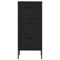 Armoire de rangement Noir 42,5x35x101,5 cm Acier