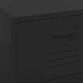 Armoire de rangement Noir 42,5x35x101,5 cm Acier