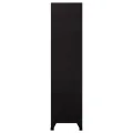 Armoire à casiers Noir 90x45x180 cm Acier