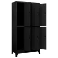Armoire à casiers Noir 90x45x180 cm Acier