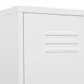 Armoire à casiers Blanc 35x46x180 cm Acier