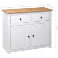 Buffet Blanc 93x40x80 cm Pin Gamme Panama