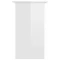 Bureau Blanc brillant 80 x 45 x 74 cm Aggloméré