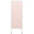 Armoire de rangement Rose 80x35x101,5 cm Acier