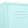 Armoire à casiers Vert menthe 35x46x180 cm Acier