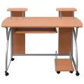 Bureau d'ordinateur Marron 110x52x88,5 cm Bois d’ingénierie