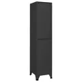 Armoire à casiers Anthracite 38x45x180 cm Acier