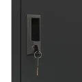 Armoire à casiers Anthracite 38x45x180 cm Acier