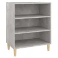 Buffet Gris béton 57x35x70 cm Aggloméré