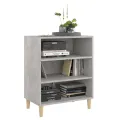 Buffet Gris béton 57x35x70 cm Aggloméré