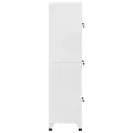 Armoire à casier avec 3 compartiments 38x45x180 cm