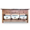 Buffet Bois de récupération massif 100 x 30 x 50 cm