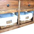 Buffet Bois de récupération massif 100 x 30 x 50 cm