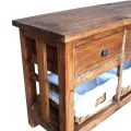 Buffet Bois de récupération massif 100 x 30 x 50 cm