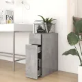 Armoire d'apothicaire Gris béton 20x45,5x60 cm Aggloméré