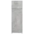 Armoire d'apothicaire Gris béton 20x45,5x60 cm Aggloméré