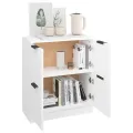 Buffet Blanc 60x30x70 cm Bois d'ingénierie