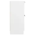 Buffet Blanc 60x30x70 cm Bois d'ingénierie