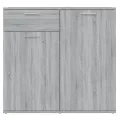Buffet Sonoma gris 80x36x75 cm Bois d'ingénierie