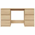 Bureau Chêne sonoma 140x50x77 cm Aggloméré