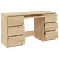 Bureau Chêne sonoma 140x50x77 cm Aggloméré