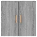 Armoire murale Sonoma gris 60x30x60 cm Bois d'ingénierie
