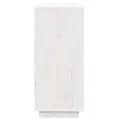 Buffet Blanc 74x35x80 cm Bois massif de pin