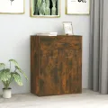 Buffet Chêne fumé 60x30x75 cm Bois d'ingénierie