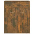 Buffet Chêne fumé 60x30x75 cm Bois d'ingénierie