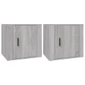 Tables de chevet 2 pcs Sonoma gris 50x39x47 cm
