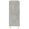 Buffet gris béton 69,5x34x90 cm bois d'ingénierie
