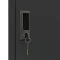 Armoire à casiers Anthracite 38x45x180 cm Acier