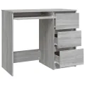 Bureau Sonoma gris 90x45x76 cm Bois d'ingénierie