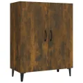 Buffet Chêne fumé 70x34x90 cm Bois d'ingénierie