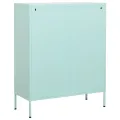 Armoire de rangement Vert menthe 80x35x101,5 cm Acier