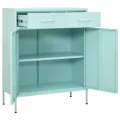Armoire de rangement Vert menthe 80x35x101,5 cm Acier