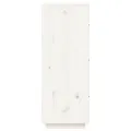 Buffet haut Blanc 34x40x108,5 cm Bois massif de pin