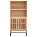 Buffet haut 60x35x125 cm bois d'ingénierie