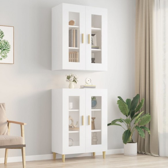 Armoire murale suspendue Blanc 69,5x34x90 cm