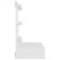 Armoire à miroir avec LED Blanc 60x31,5x62 cm
