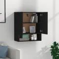 Armoire murale Noir 60x31x70 cm Bois d'ingénierie