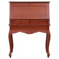 Bureau secrétaire Marron 78x42x103 cm Bois d'acajou massif
